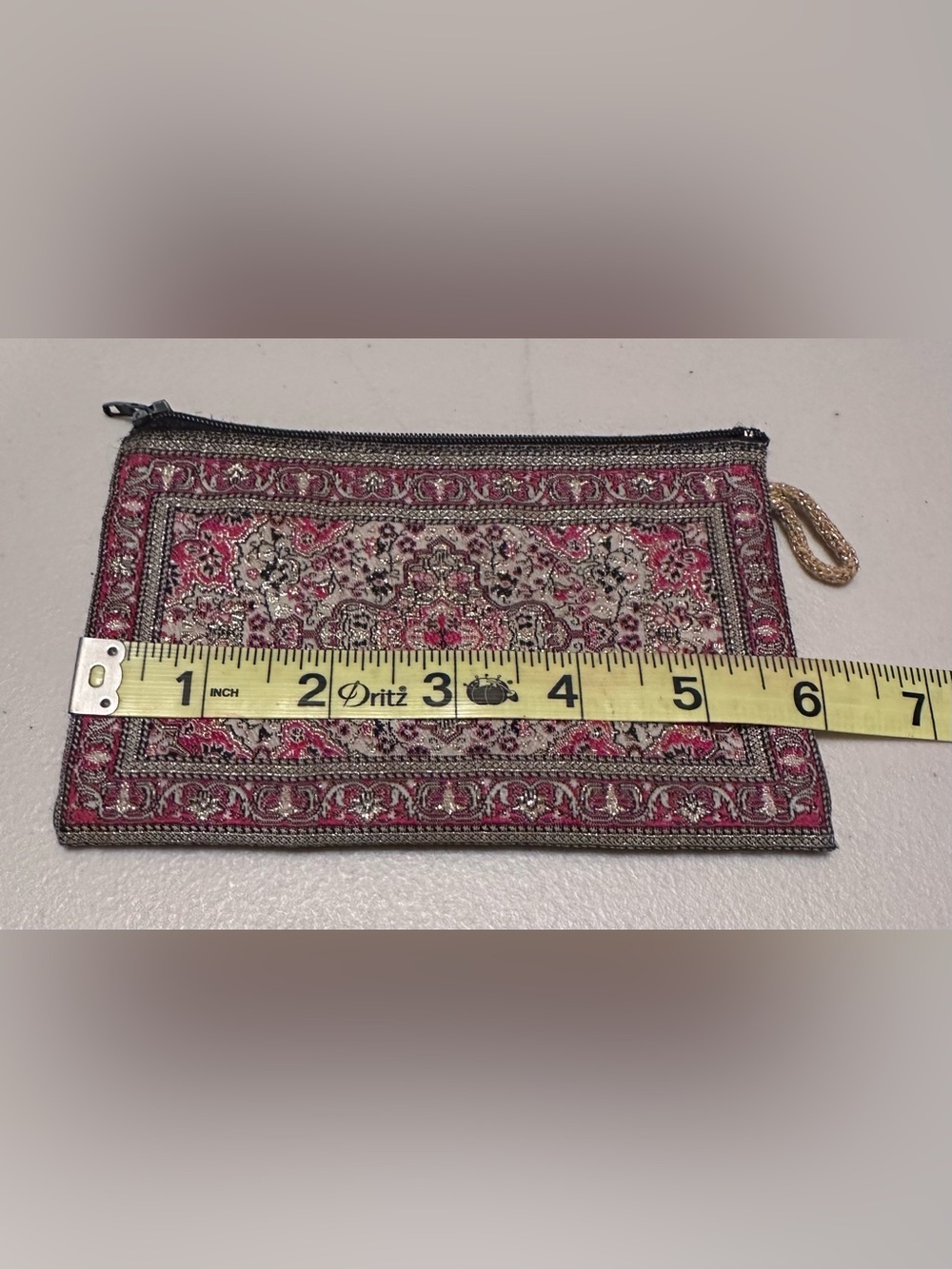 Turkish kilim pattern tapestry coin purse - Picture 5 of 5